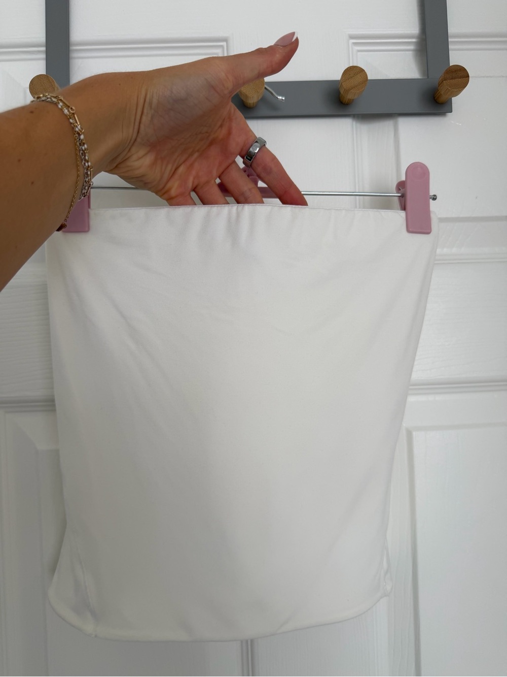 Wundermost Ultra-Soft Nulu Tube Top - White - Picture 8 of 11
